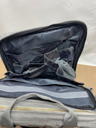 Mochila Pañales Bebé Quino&Co Gris