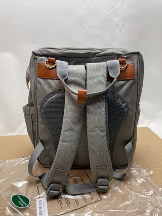 Mochila Pañales Bebé Quino&Co Gris