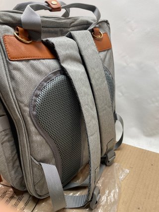 Mochila Pañales Bebé Quino&Co Gris