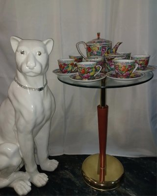 Juego café porcelana china antiguo
