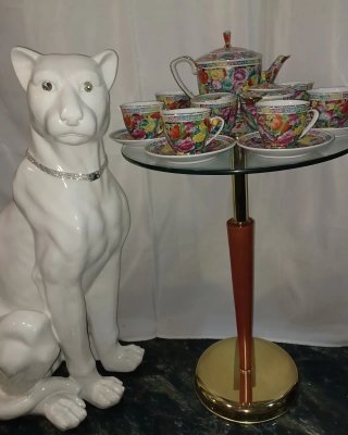 Juego café porcelana china antiguo