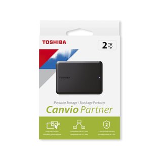 Toshiba Canvio Partner disco duro 2TB USB 3.2
