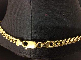 cadena oro 18k 23cm