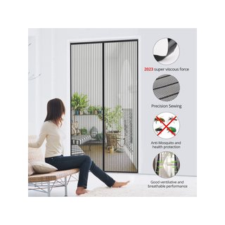 MYCARBON Zanzariera porta magnetica scorrevole