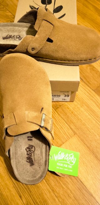 Zuecos marca Walk & Fly Piel Serraje talla 39 - NU