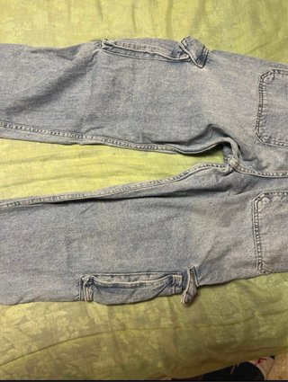 Pantalones vaqueros jogger azules