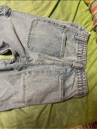 Pantalones vaqueros jogger azules