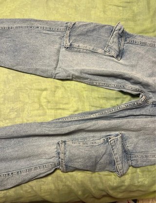 Pantalones vaqueros jogger azules