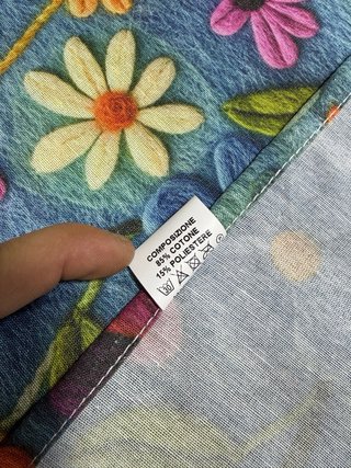 Telo copritutto copridivano poltrona floreale