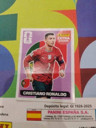 Cromo Extra Cristiano Ronaldo Panini FIFA