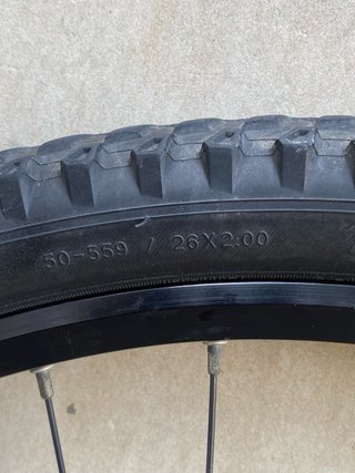 Rueda de Bicicleta delantera 26 pulgadas