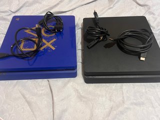 2 PS4 (PlayStation 4)  AZUL 1TB NEGRA 500GB