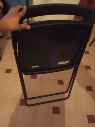 Silla Plegable Negra