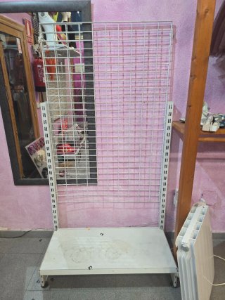 Estantería expositora rejilla