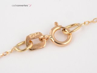 collar oro 18k 22cm