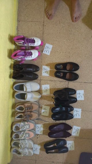 Lote Zapatos Variados Talla 36. 37.38.40