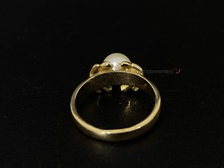 anillo oro 18k con piedra
