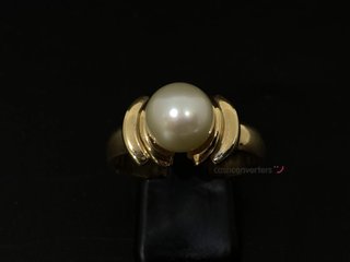 anillo oro 18k con piedra