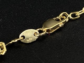cadena oro 18k 24cm