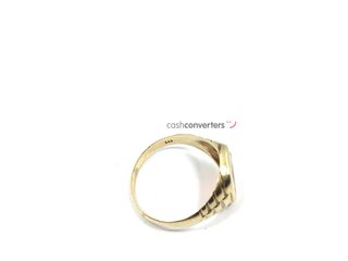 sello oro 14k con piedra