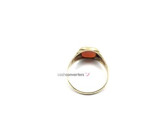 sello oro 14k con piedra