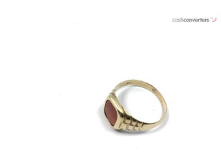 sello oro 14k con piedra