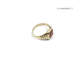 sello oro 14k con piedra