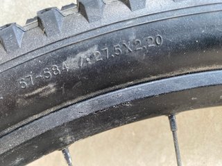 Rueda trasera bicicleta 27.5 pulgadas