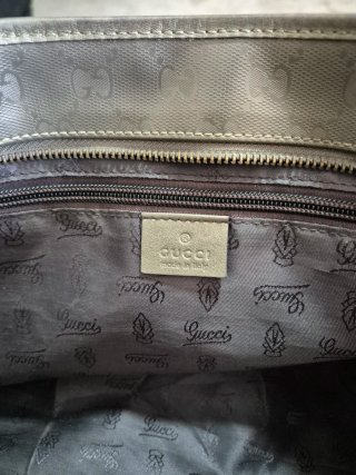 Bolsa Tote Gucci Dourada/Prateada