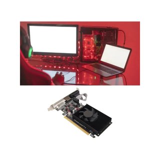 Goshyda GT610 1G Tarjeta gráfica para juegos con