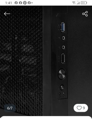 PC Fractal Design Negra