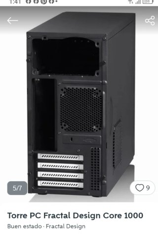 PC Fractal Design Negra