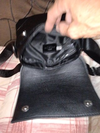 Bandolera Coach Piel Signature Negra