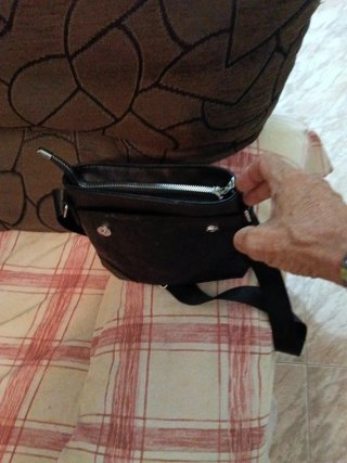 Bandolera Coach Piel Signature Negra