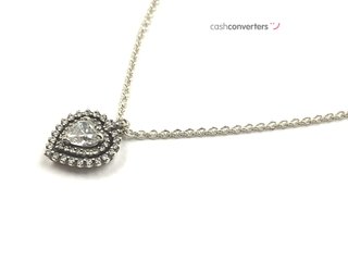 cadena plata 925mm con piedra con circonita 24cm