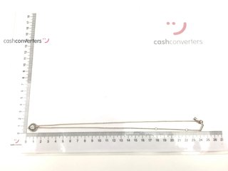 cadena plata 925mm con piedra con circonita 24cm
