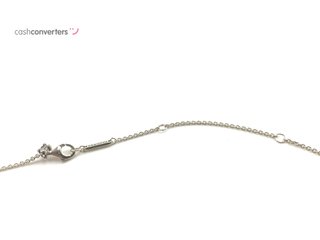 cadena plata 925mm con piedra con circonita 24cm