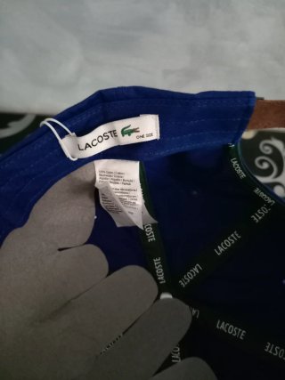 Gorra Lacoste Azul Original