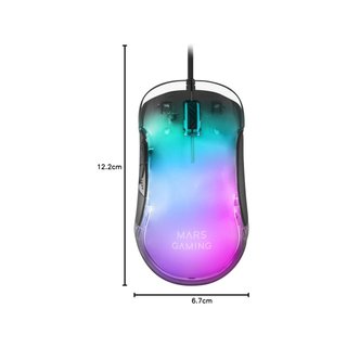Mars Gaming MMGLOW ratón gaming ultraligero RGB