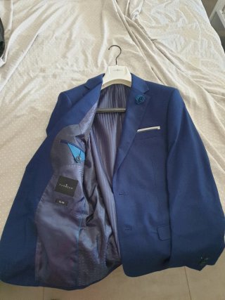 Traje de chaqueta azul PUROEGO