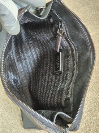 Bolsa Prada Preta e Vermelha