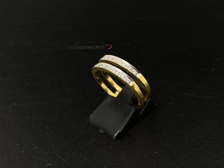 anillo oro 18k con piedra