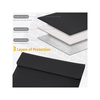 Funda portátil cuero microfibra protección MacBook