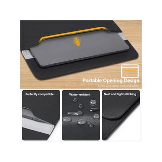 Funda portátil cuero microfibra protección MacBook