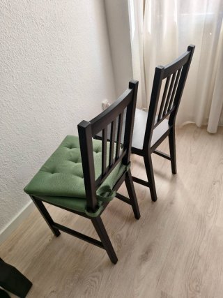 2 Sedie da Pranzo Nere