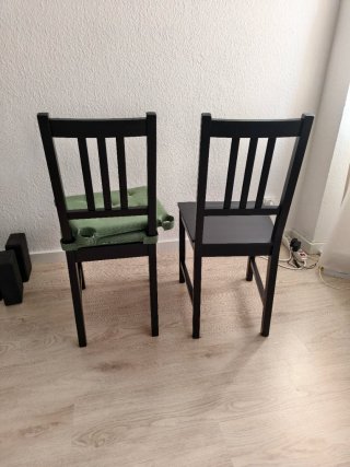 2 Sedie da Pranzo Nere