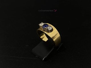 anillo oro 18k con piedra