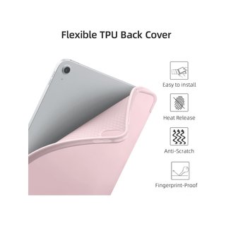 Custodia iPad con supporto per Apple Pencil rosa
