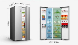 Frigorífico Hisense Americano