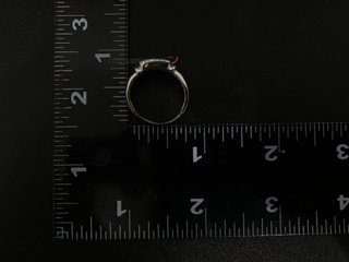anillo oro 18k con piedra con circonita